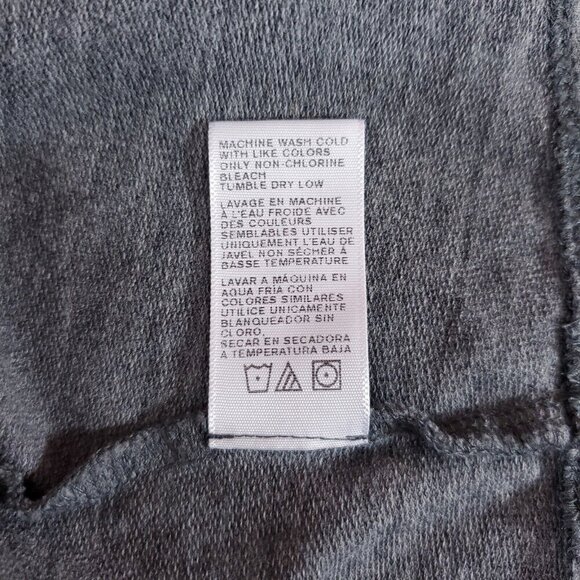 James Perse Mens Sz 2 Medium Regular Fit 1/2 Half Zip Baseball Pullover MFLI3079 - Picture 8 of 10